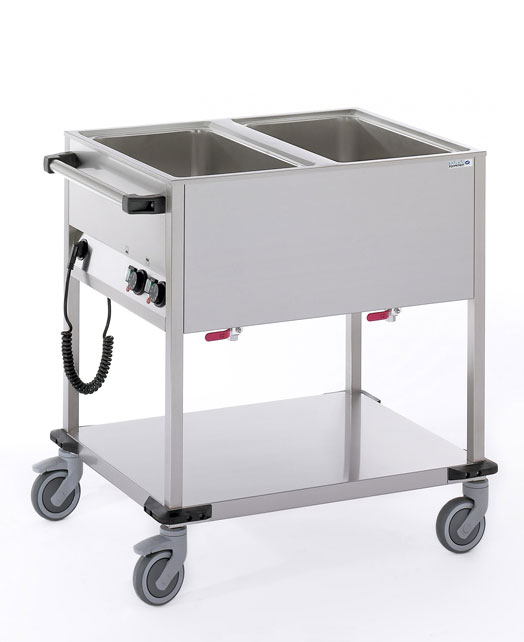 Chariot Bain Marie 2 GN